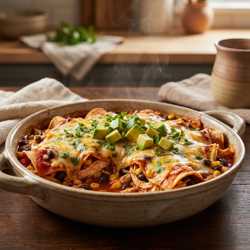 Chicken Enchilada Skillet