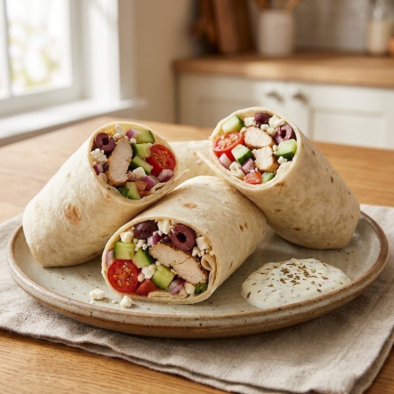 Greek Salad Wrap