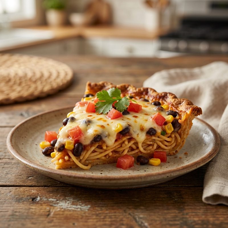 Southwestern Spaghetti Pie