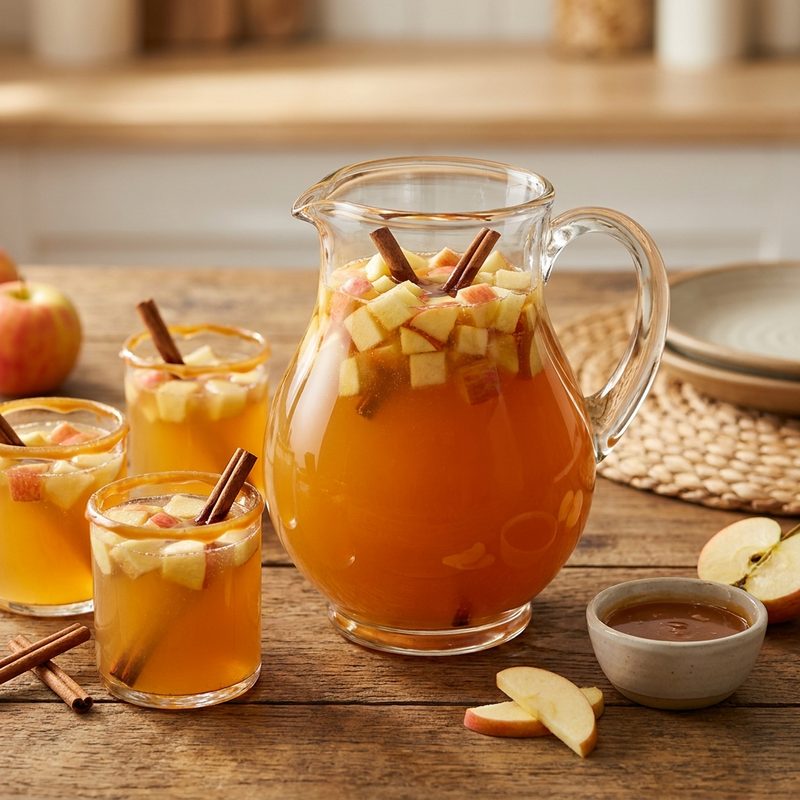 Sparkling Caramel Apple Sangria