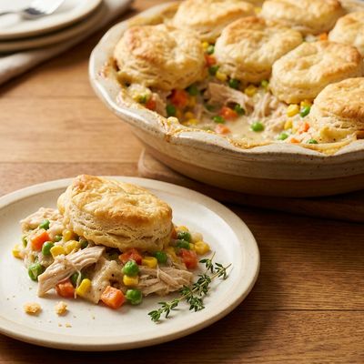 Chicken Biscuits Pot Pie Casserole