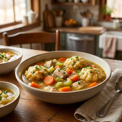 Chicken Soup with Dumplings