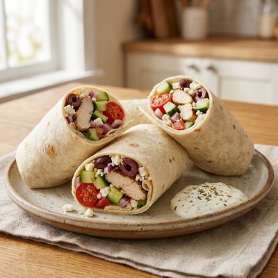 Greek Salad Wrap