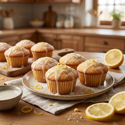 Lemon Cupcakes Lemon Glaze