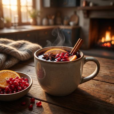 Pomegranate Mulled Wine