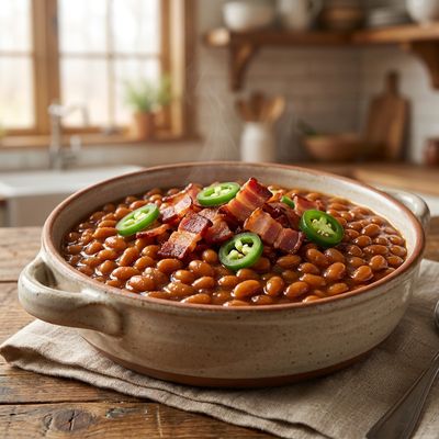 Spicy Baked Beans Summer BBQ Party